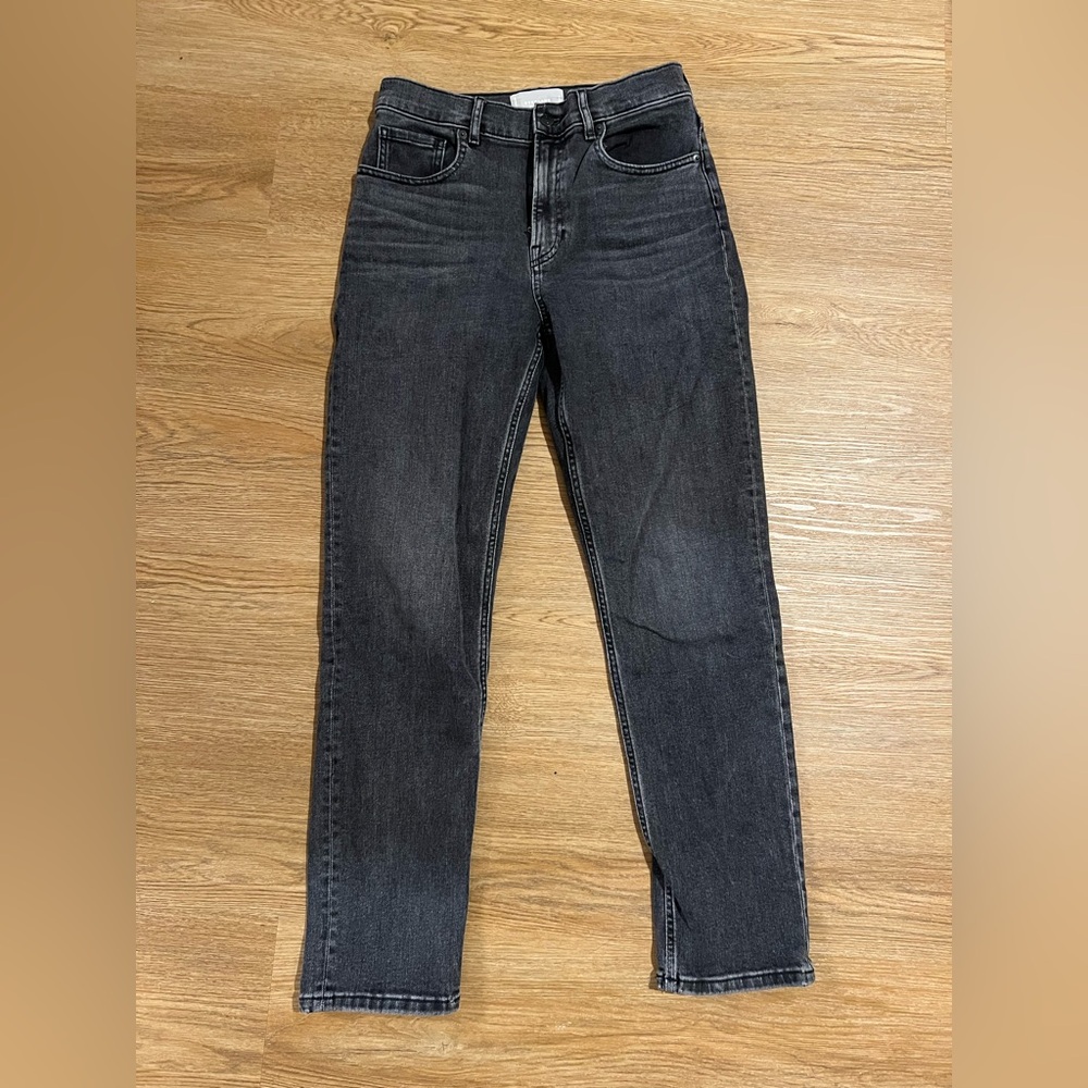 Everlane Black Cheeky Straight Jeans